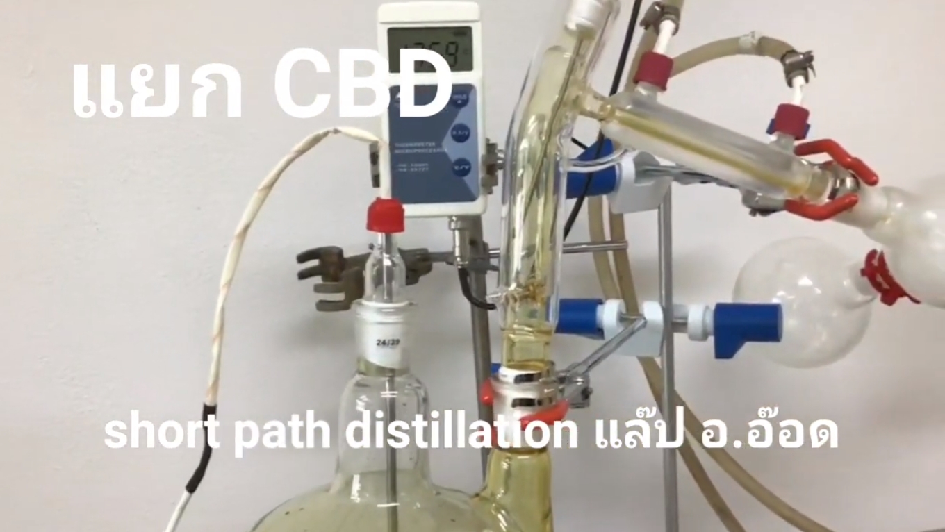 short path distillation แยก cbd